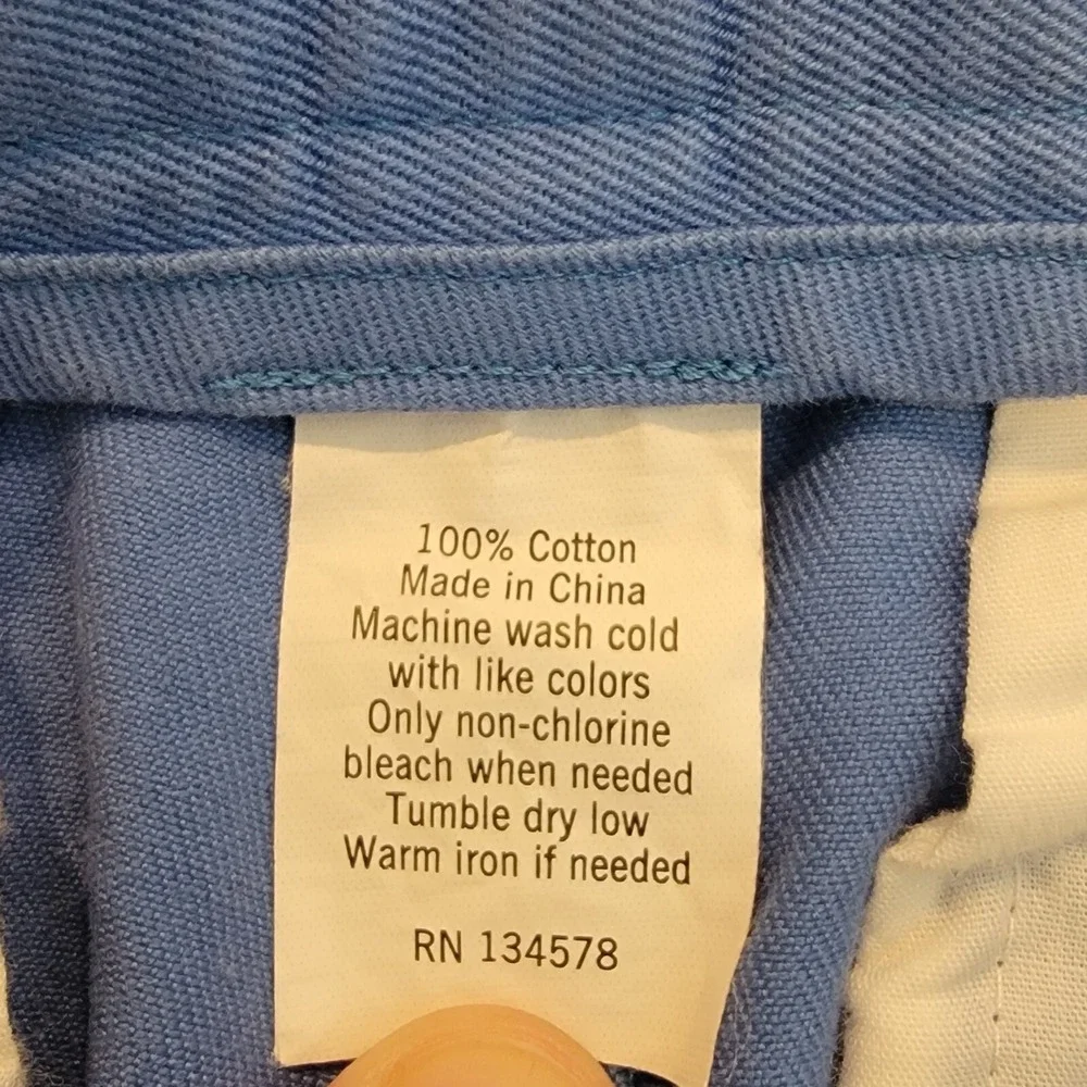 Vineyard Vines Chino Pants Youth Size 16 Blue Dress Slacks‎ 28x30 Flat Front